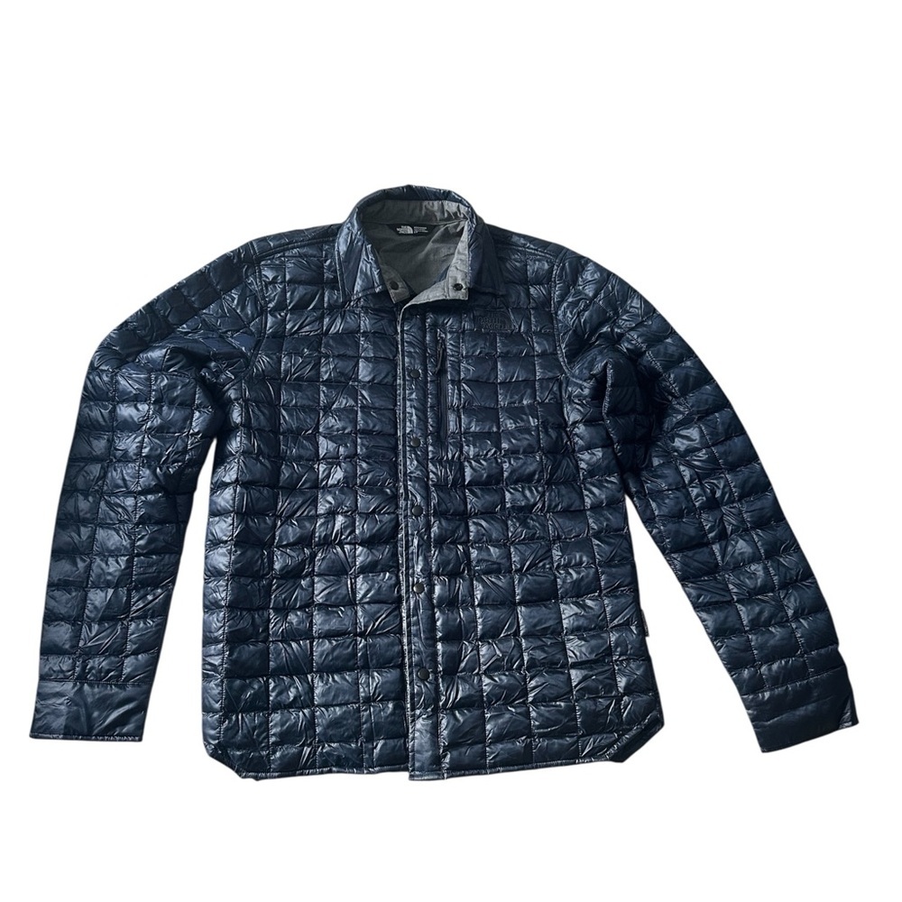 The North Face Summit Navy ThermoBall Reyes Puffer Jacket Mens Small NWOT - Picture 5 of 12